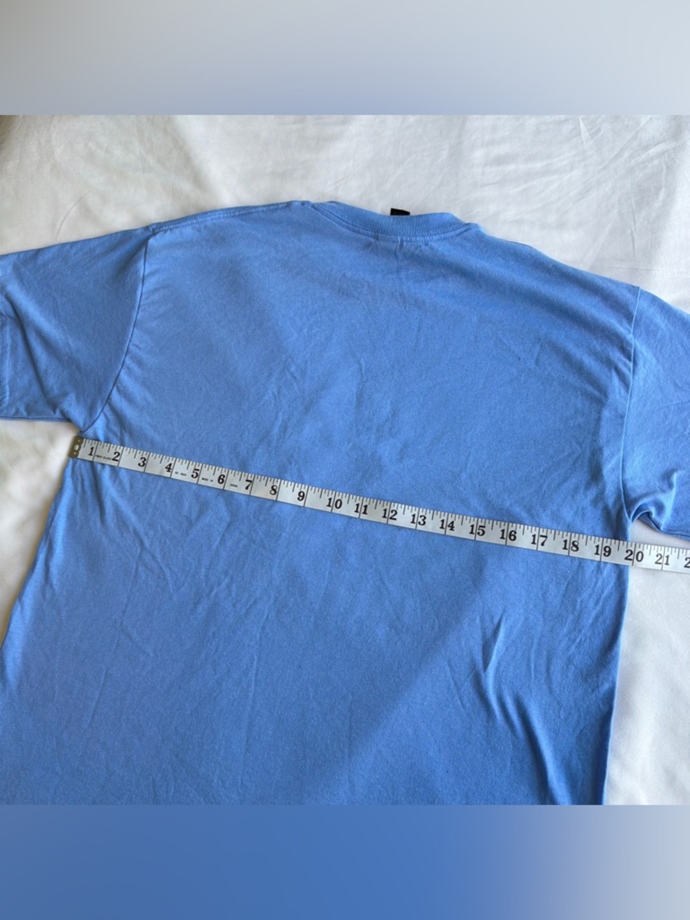 Palestine Graphic Crew Neck T-Shirt - Blue NWOT - Picture 6 of 7